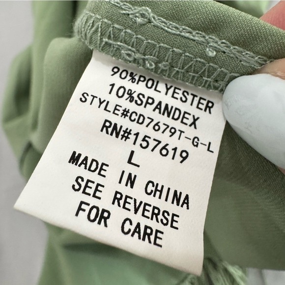 NWT 12th Tribe Monet Sage Fringe Satin Maxi Dress Large - Picture 6 of 8